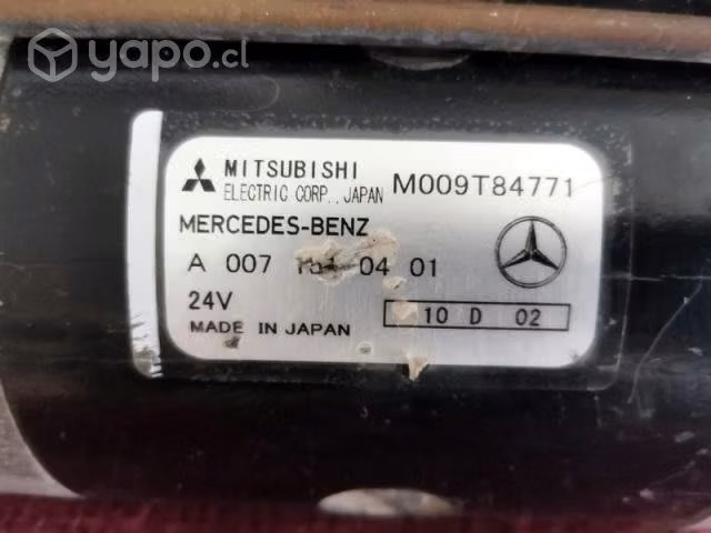 Motor de arranque mercedes benz actros