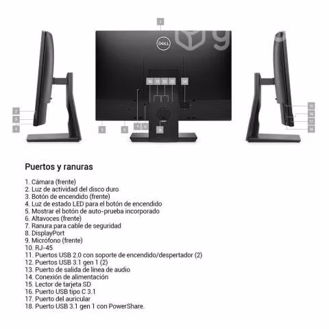 AIO DELL 5260 i3 8G 1000 HHD