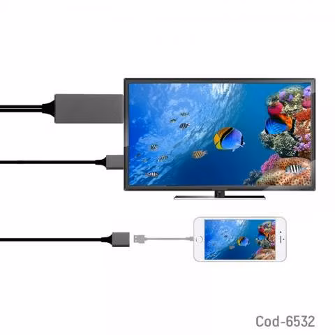 Cable HDTV Universal Para Smartphone, De 2 Metros, - Imagen 3