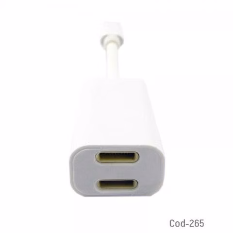 Adaptador Lighting 2 En 1 Compatible Con Iphone 7 - Imagen 3