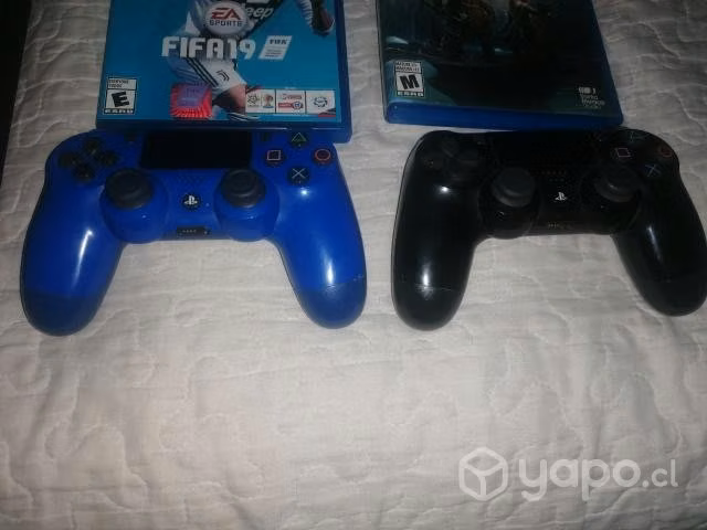 PS4 slim 1TB + 2 controles + 4 juegos - Imagen 4