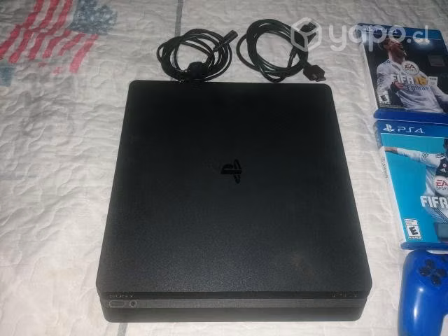 PS4 slim 1TB + 2 controles + 4 juegos - Imagen 5