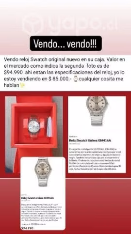 Reloj Swatch original nuevo