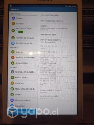 Tablet samsumg galaxi