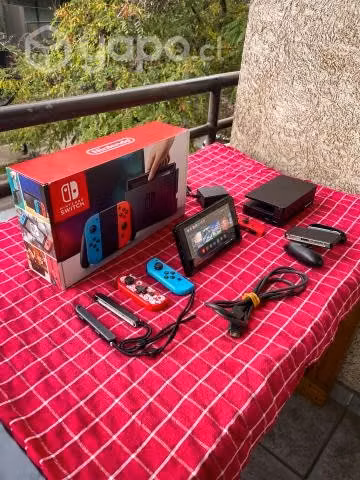 Nintendo Switch Neon version original + Splatoon 3 - Imagen 3