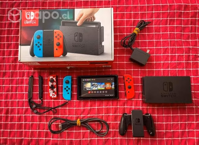 Nintendo Switch Neon version original + Splatoon 3