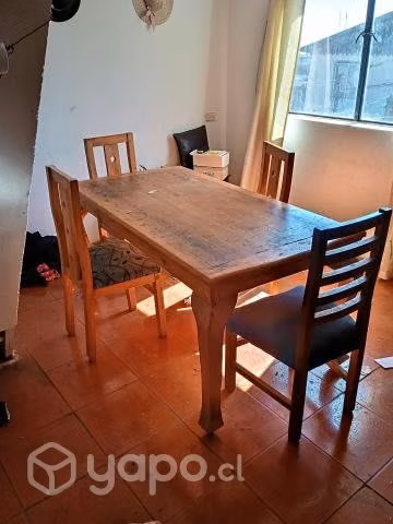 juego de comedor 4 sillas