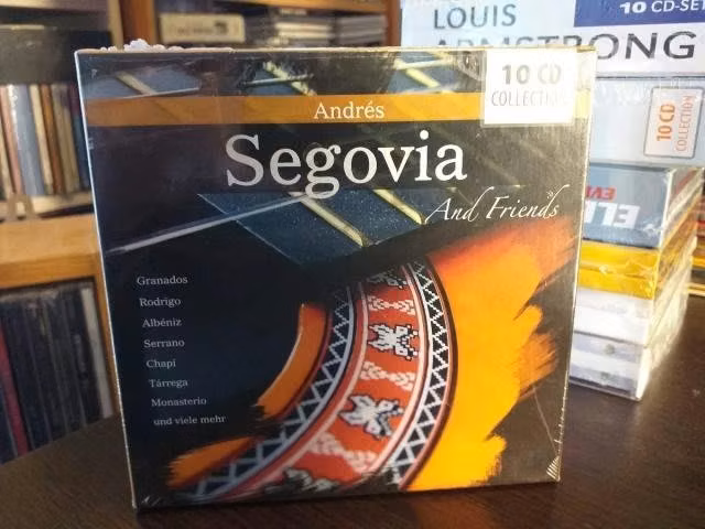Box cds Andres Segovia And Frieds. 10 Cds