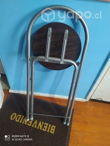 Calentador a gas y bancos