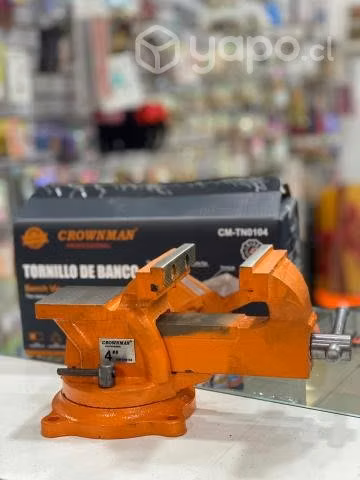 Tornillo de Banco 4" CROWNMAN - Imagen 2