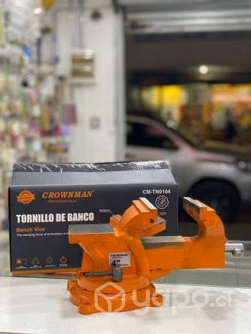 Tornillo de Banco 4" CROWNMAN