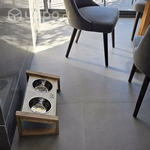 Comedero en Altura de Madera Perro Pequeño 12CM