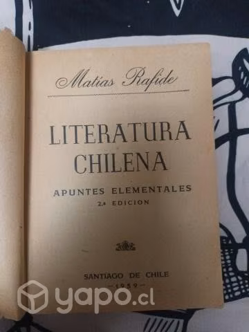 Literatura Chilena: Apuntes elementales de Matías