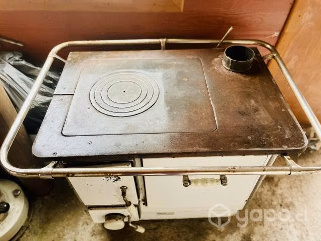 Cocina a leña combustión controlada