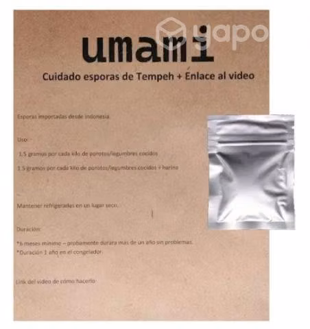 Esporas de Tempeh más link de video de como hacerl