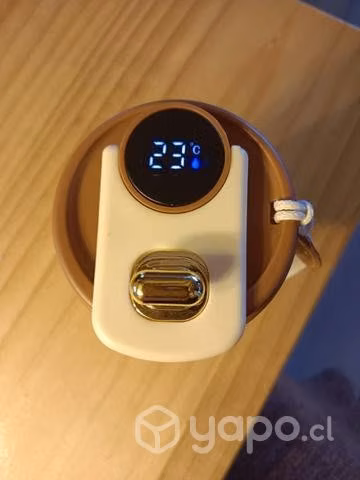 Taza térmica con pantalla táctil de temperatura