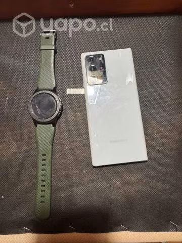 Samsung note 20 ultra más reloj y cargador