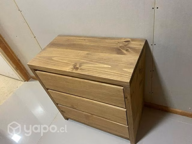 Cómodas 3 cajones grandes. Nuevas, en 2 tonos