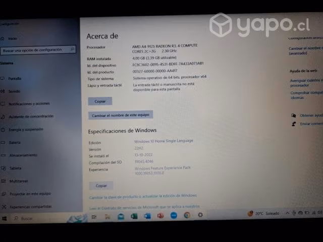 Notebook lenovo - Imagen 3