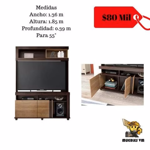 Muebles closets, racks y comodas