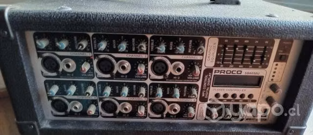 Amplificador power proco 250wts
