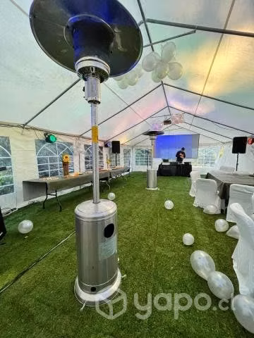 Estufas verticales para eventos