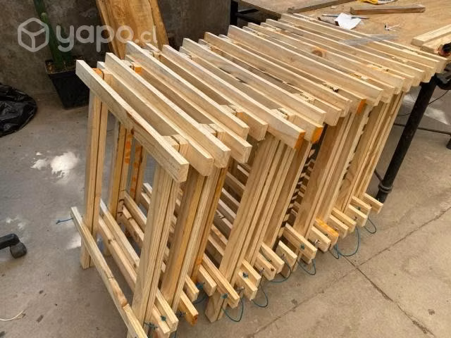 Caballetes de madera de pino - Imagen 3