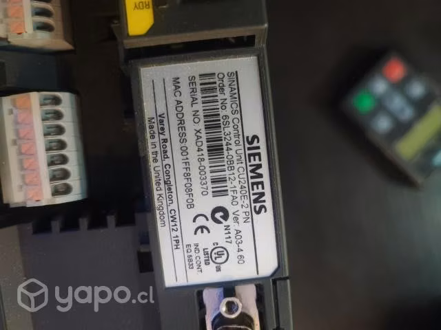 Variador de frecuencia Siemens Simatic g120