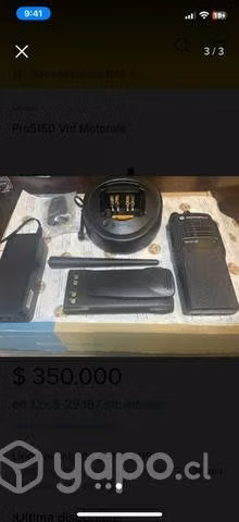 Pro5150 motorola vhf seminuevo open box - Imagen 3