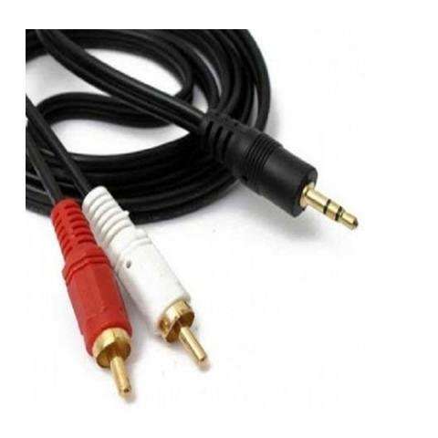 Cable de audio 3.5 a 2 rca de 3 mts - Imagen 2