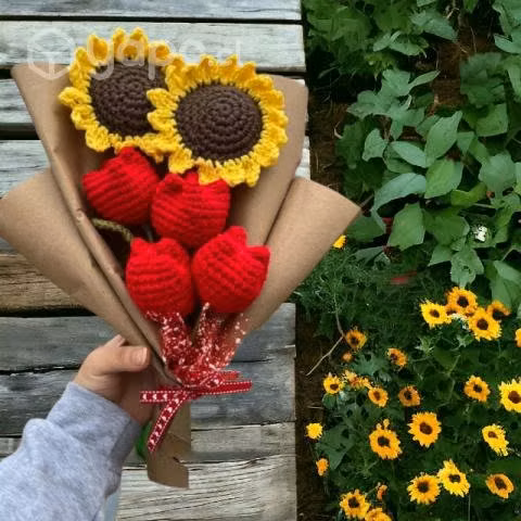 Flores a crochet - Imagen 3