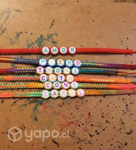 Pulseras personalizadas "Nombre"