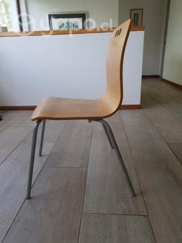 Sillas madera y metal - Imagen 2