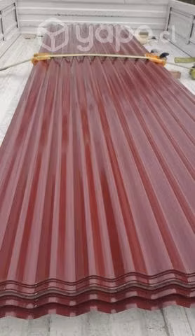 Zinc acanalado ROJO 3 Metros!