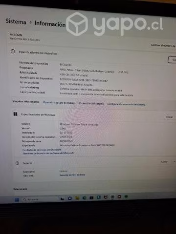 Computador lenovo