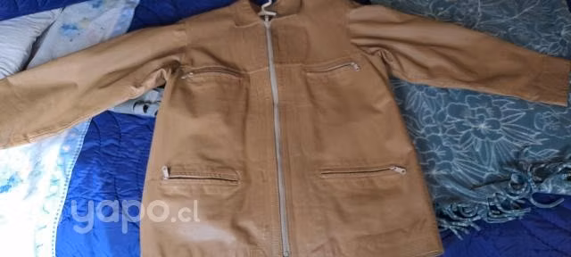Chaqueta de cuero real, echa en mexico