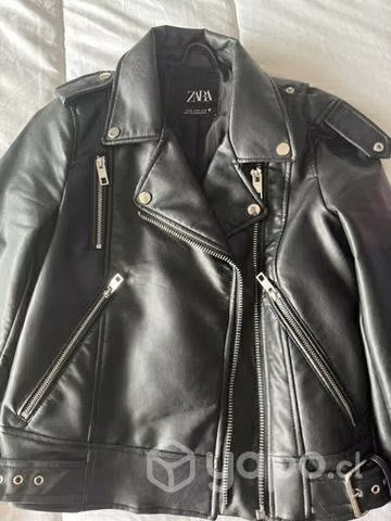 Chaqueta Cuero Zara - Imagen 2