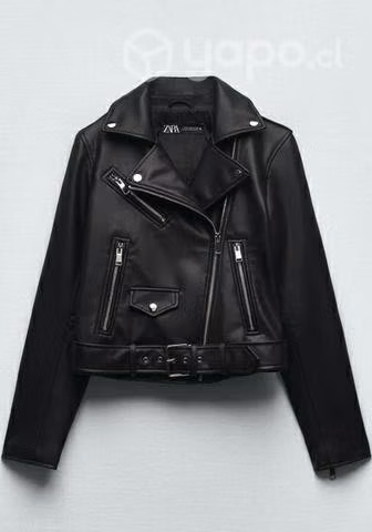 Chaqueta Cuero Zara - Imagen 5