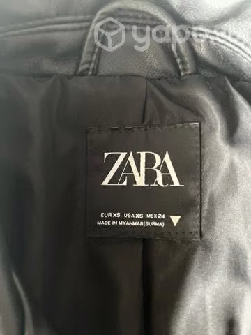 Chaqueta Cuero Zara - Imagen 3