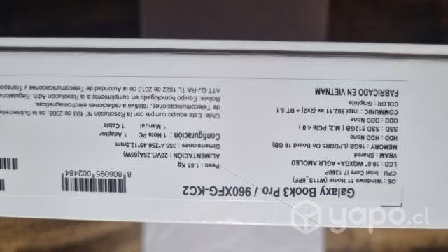 Samsung Galaxy Book 3 Pro