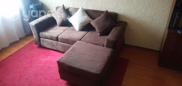 Sillón seccional de 3 cuerpos mas puff