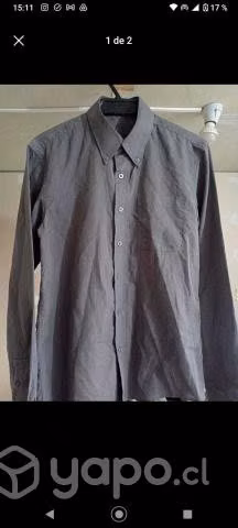 Camisa Formal Gris - TALLA S - Imagen 2