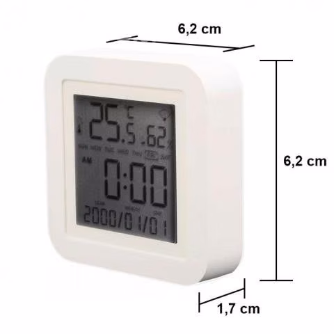 Reloj Sensor Int. Temperatura Humedad Wifi Mod2