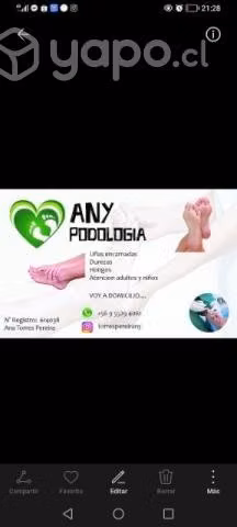 Podologa clinica atención a domicilio