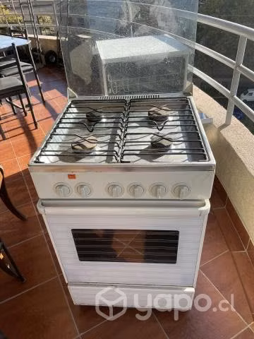 Cocina con horno 4 platos encendido piesoelectrico - Imagen 2