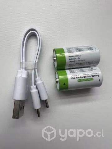 Pilas CR123a recargables