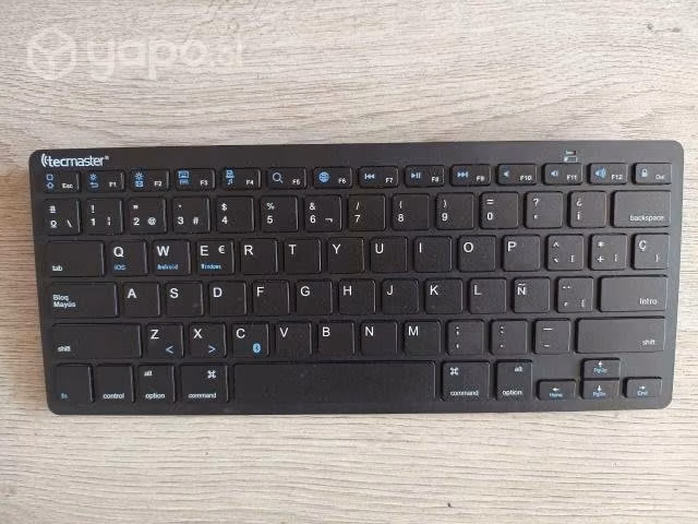 Teclado inalámbrico bluetooth Negro