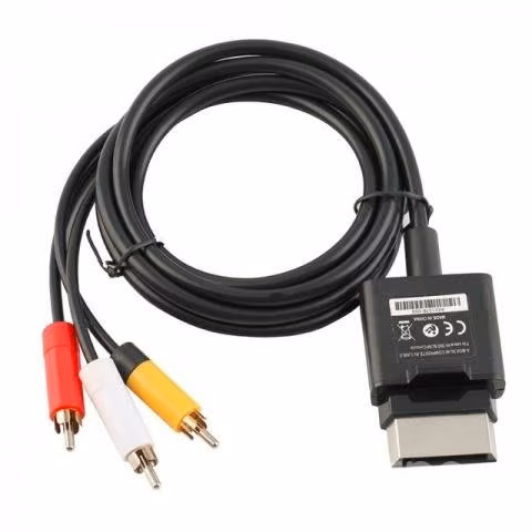 Cable De Audio Y Video Xbox 360 Slim Original