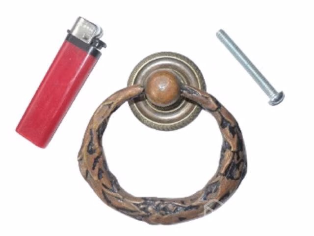 Antiguo Tirador De Bronce