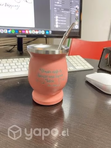 Mate Personalizado grabado con láser